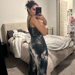 Fashion Nova Tie Dye Jumpsuit